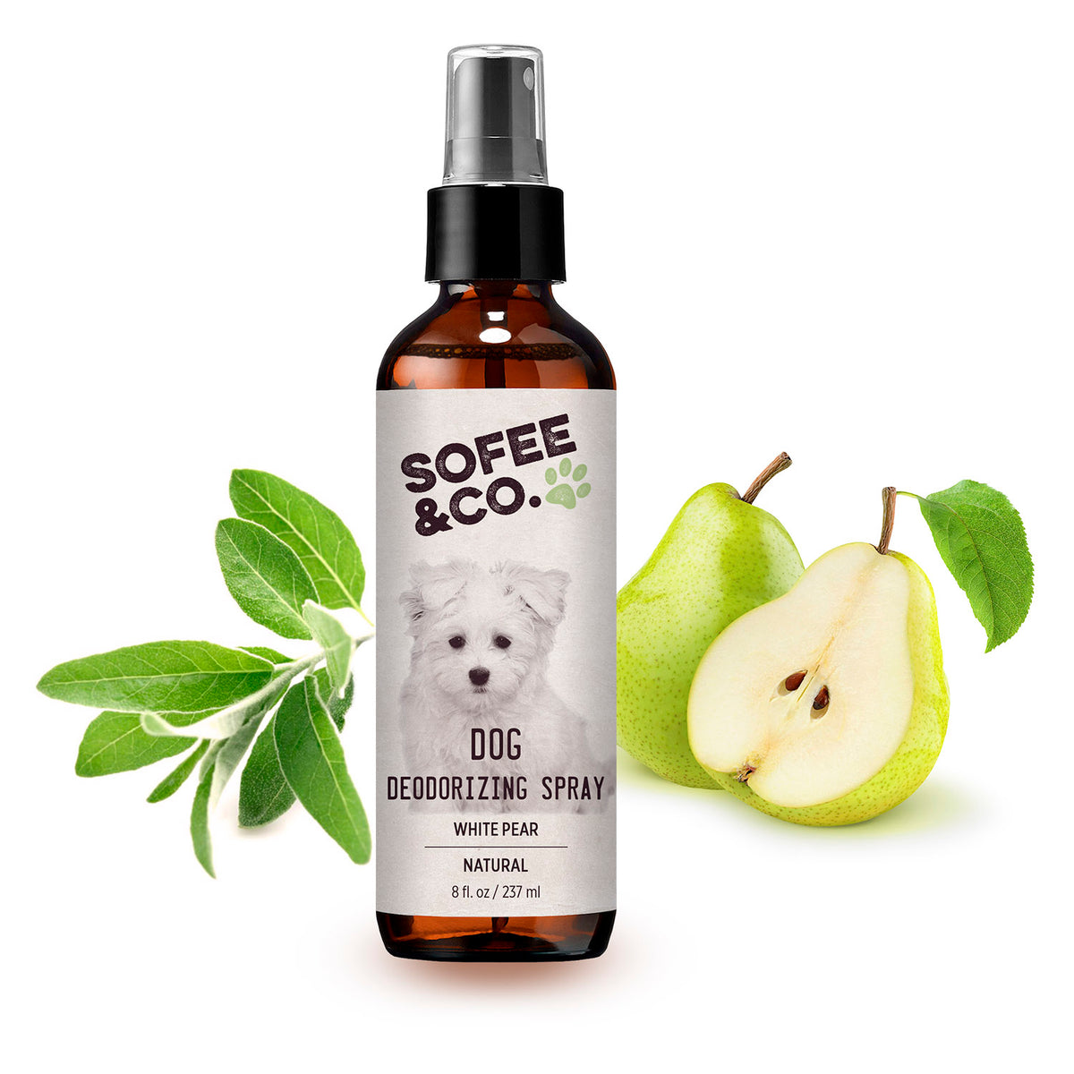 Natural Dog Deodorizing Spray White Pear Sofee & Co.